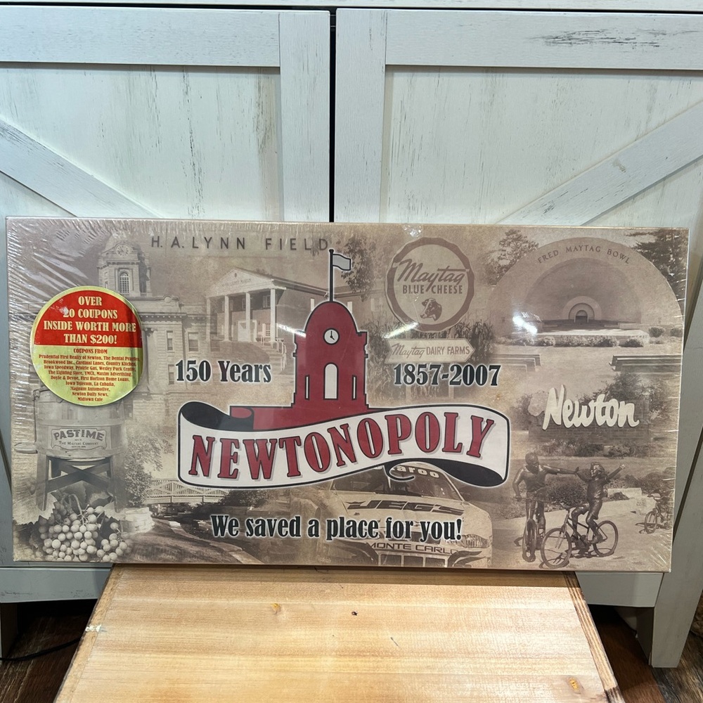 Newtonopoly Board Game 150th Anniversary Brand New In Sealed Box Made In USA